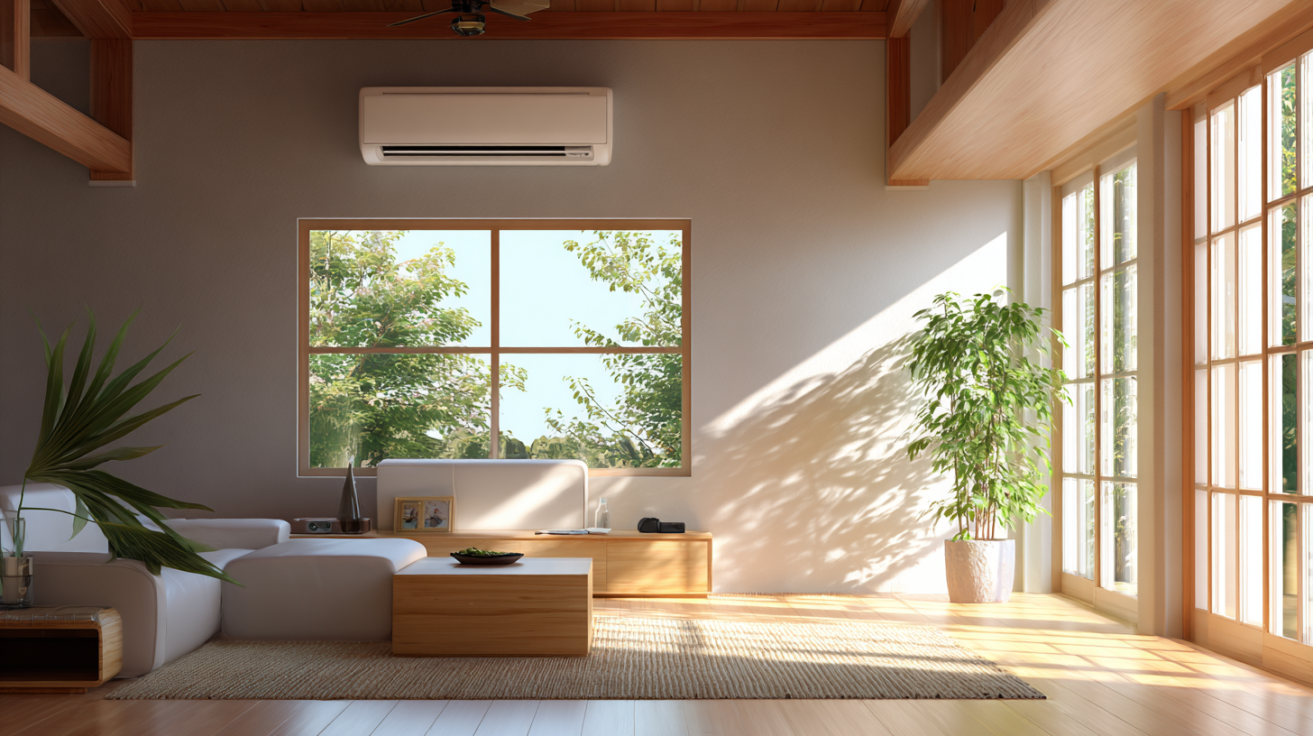 Nowoczesne wnętrze z klimatyzacją